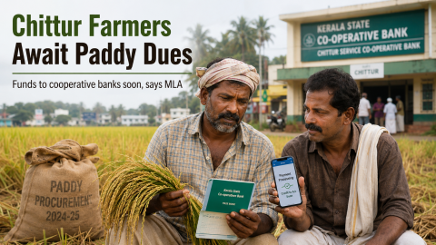 Chittur Farmers Await Paddy Procurement Dues: MLA Sumesh Achuthan Says Funds Will Reach Cooperative Banks Within a Week