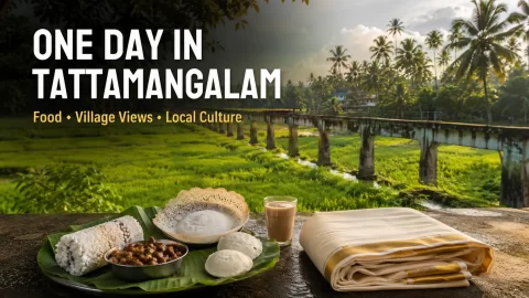 One Day in Tattamangalam: Kerala Food, Village Views and Local Shopping