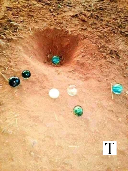 A game of goli - Goti