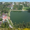 aerial_view_pond_tropical_village